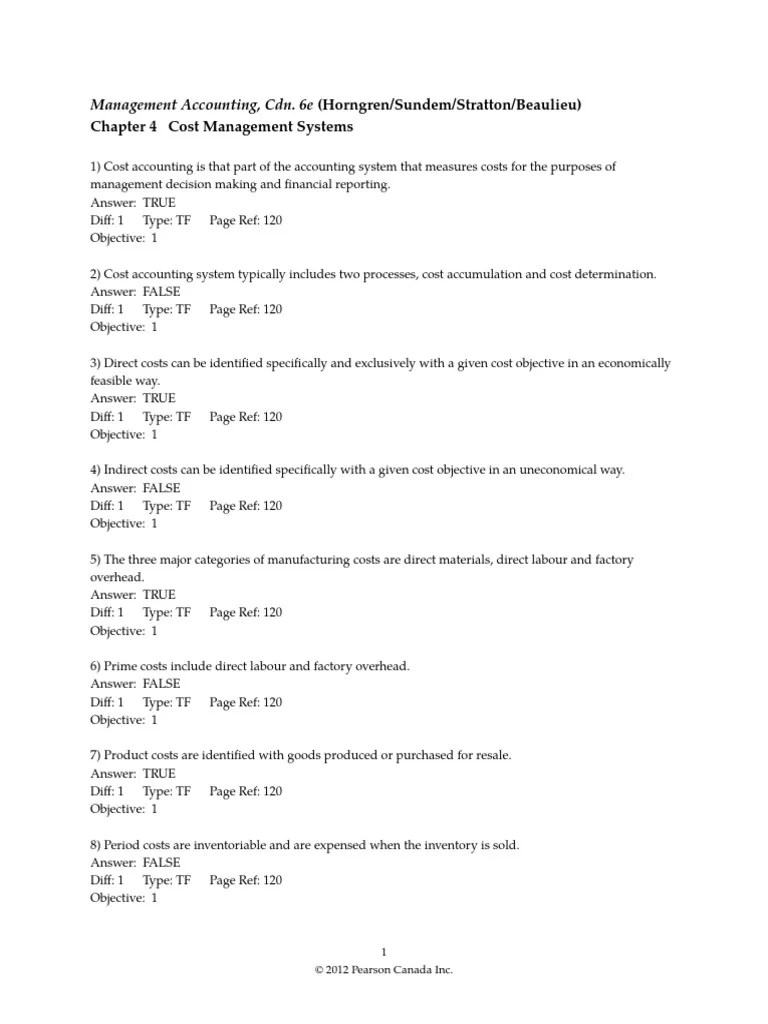 chapter 4 Cost Of Goods Sold Inventory