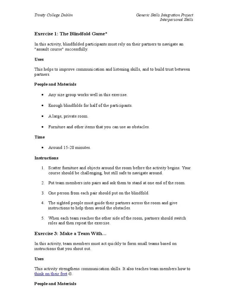 Activities Communication PDF Nonverbal Communication Brainstorming