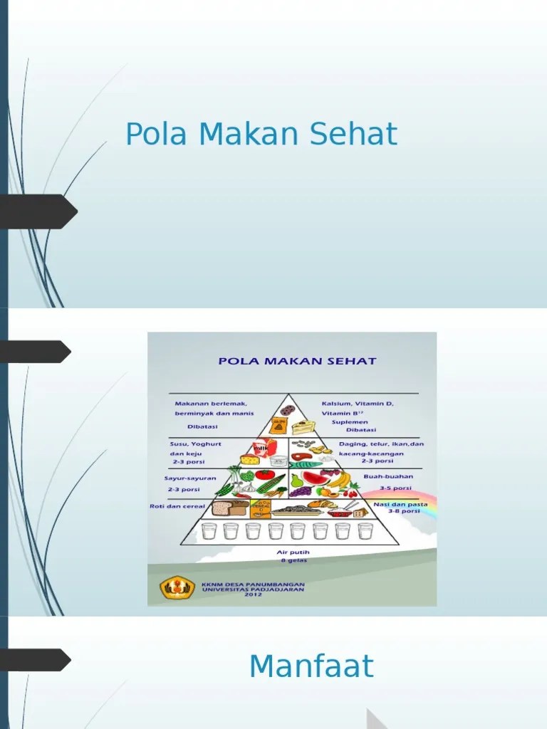 PPT Penyuluhan Pola Makan Sehat