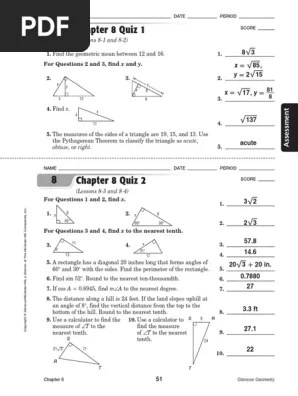 Chapter 1 Geometry Test - AshyaAshligh