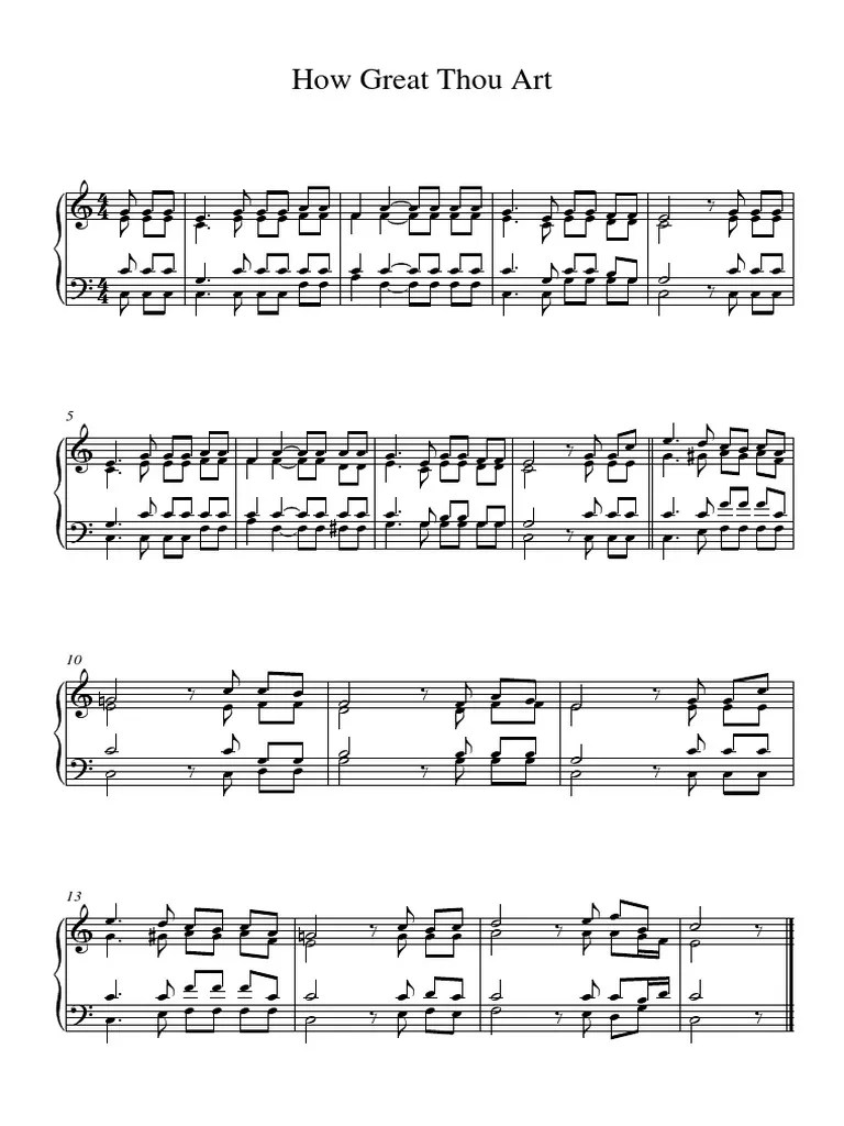 How Great Thou Art
