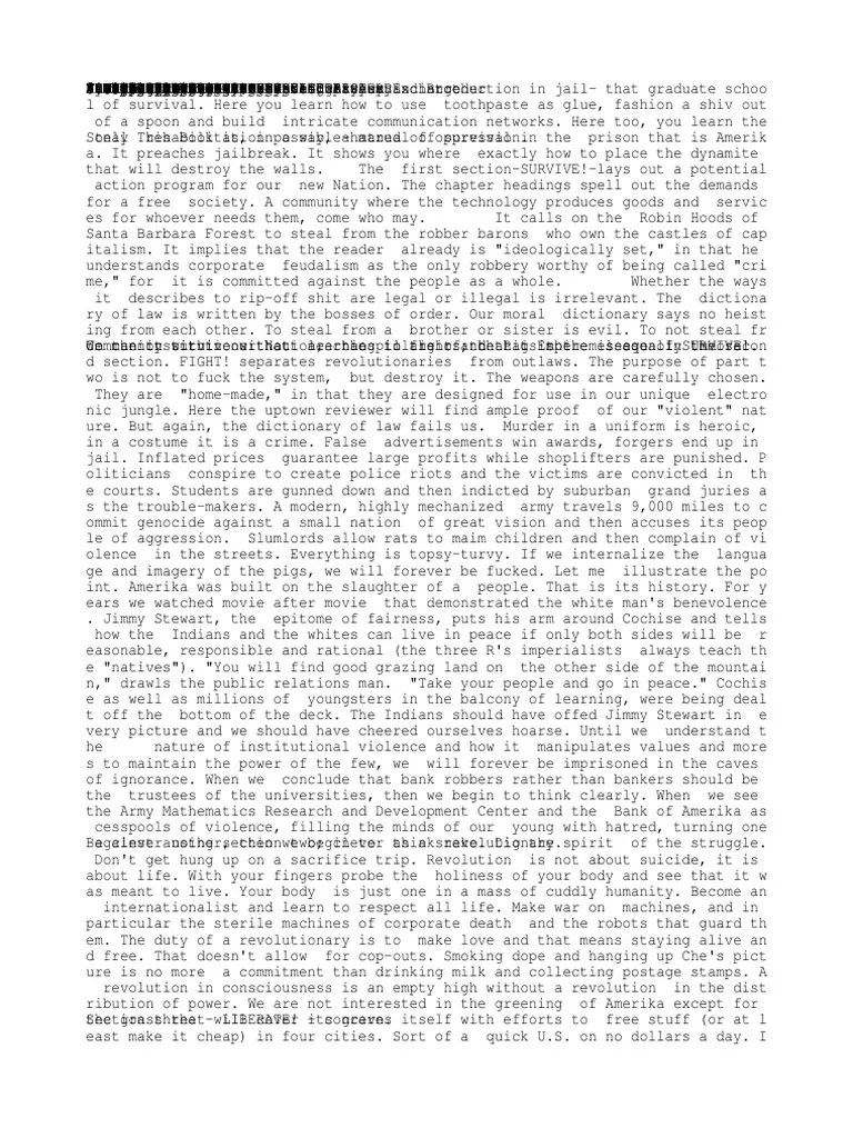 Abbie Hoffman Steal This Book Dough Breads