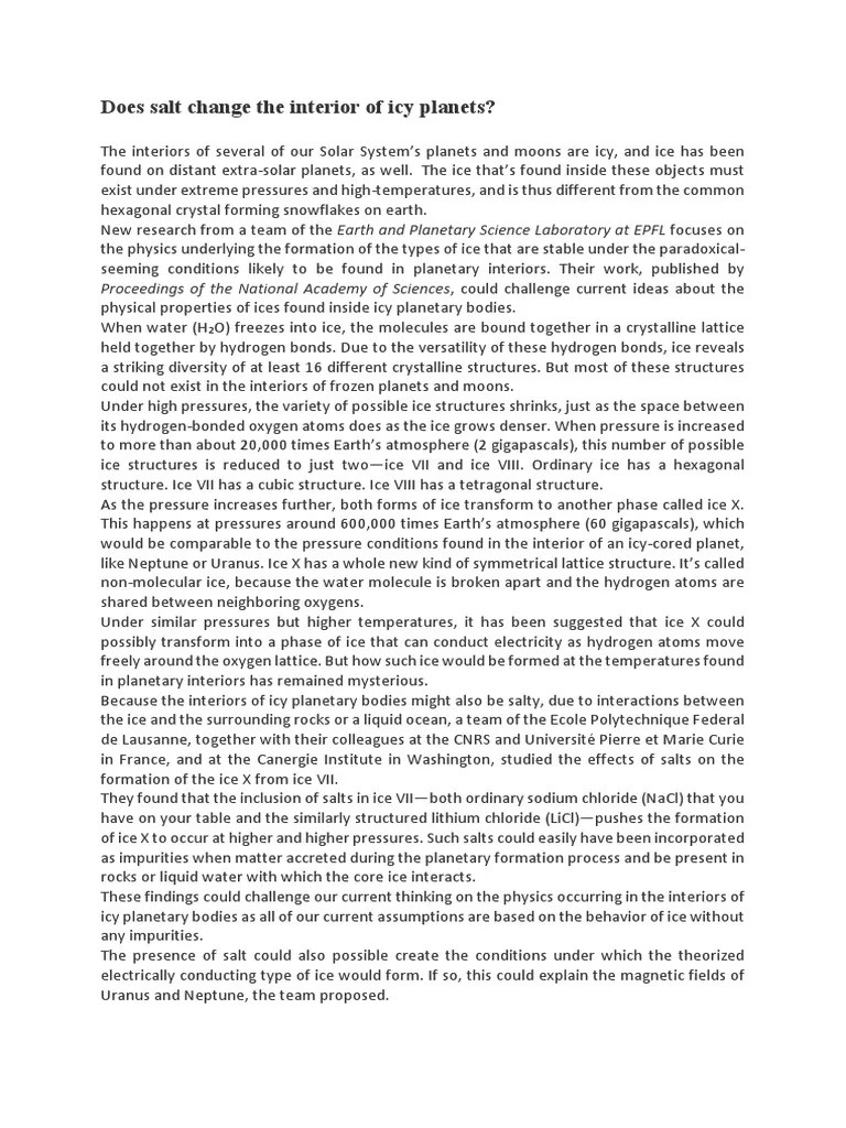 The Effects of Salt on the Formation of Ice X in Icy Planetary