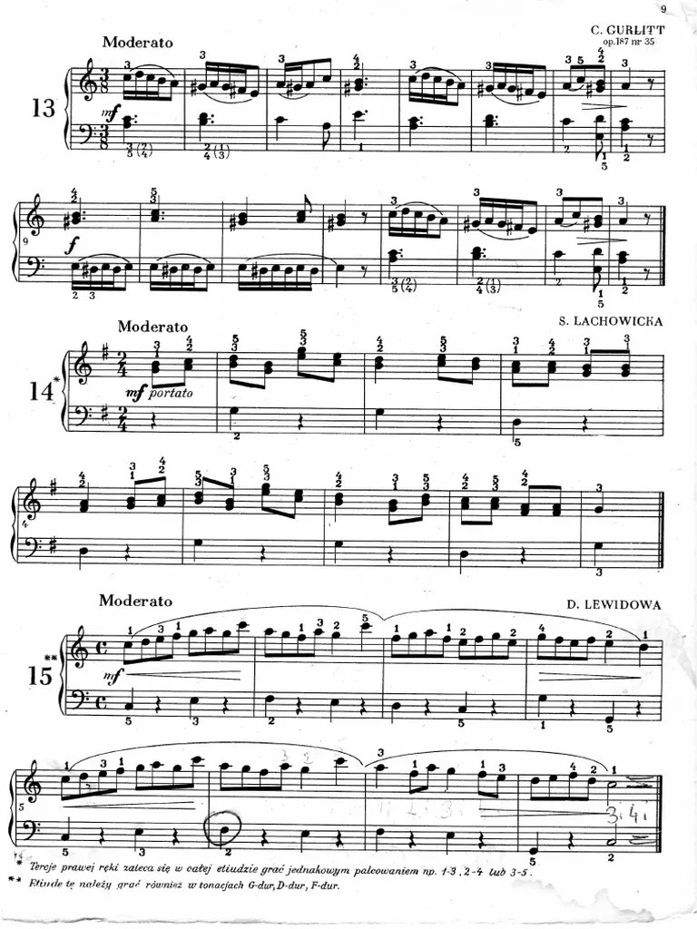 piano exercises