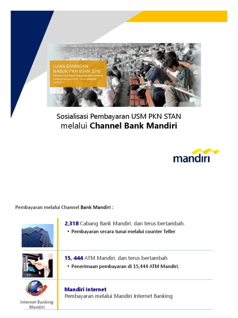 Tata Cara Pembayaran Usm Pkn Stan 2016.Ppt [2016]