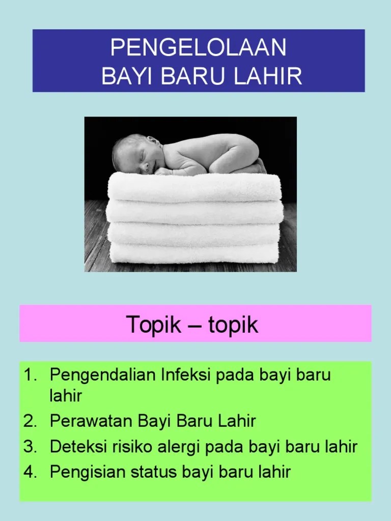 Perawatan Bayi Baru Lahir ppt