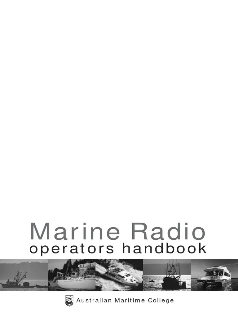 Marine Radio Operators Handbook PDF High Frequency Radio