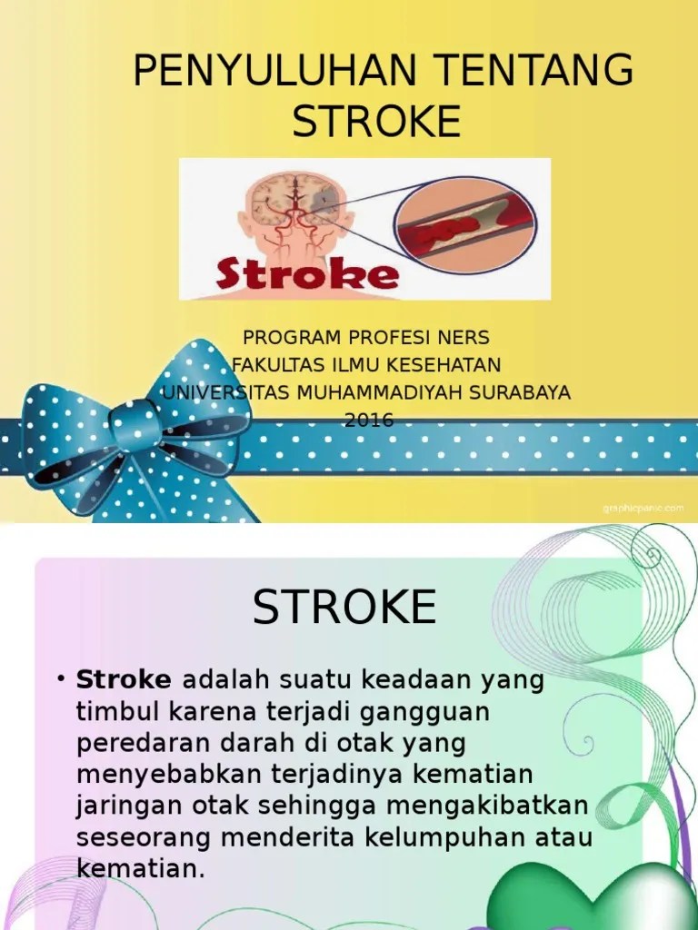 PPT Penyuluhan Stroke