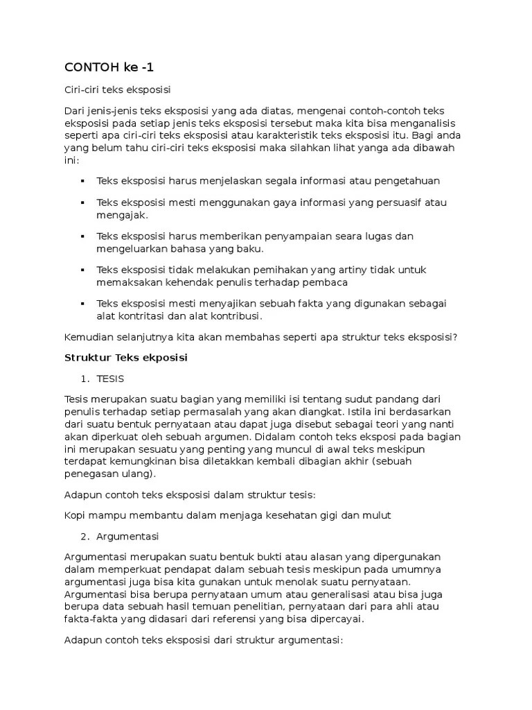 Contoh Teks Eksposisi Ilustrasi Beserta Gambar Hilustrasi