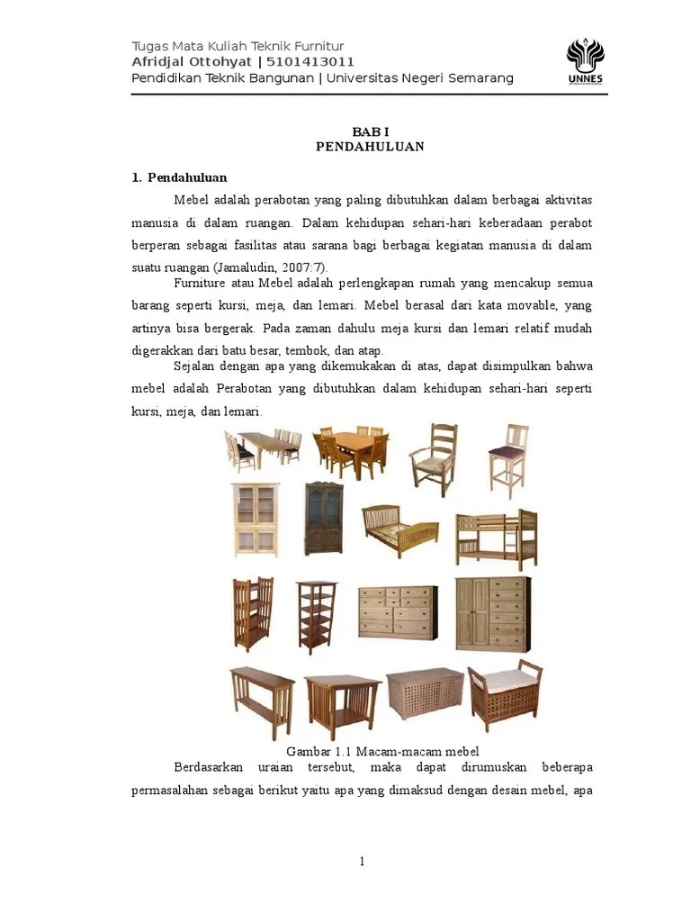 Makalah Furnitur | PDF