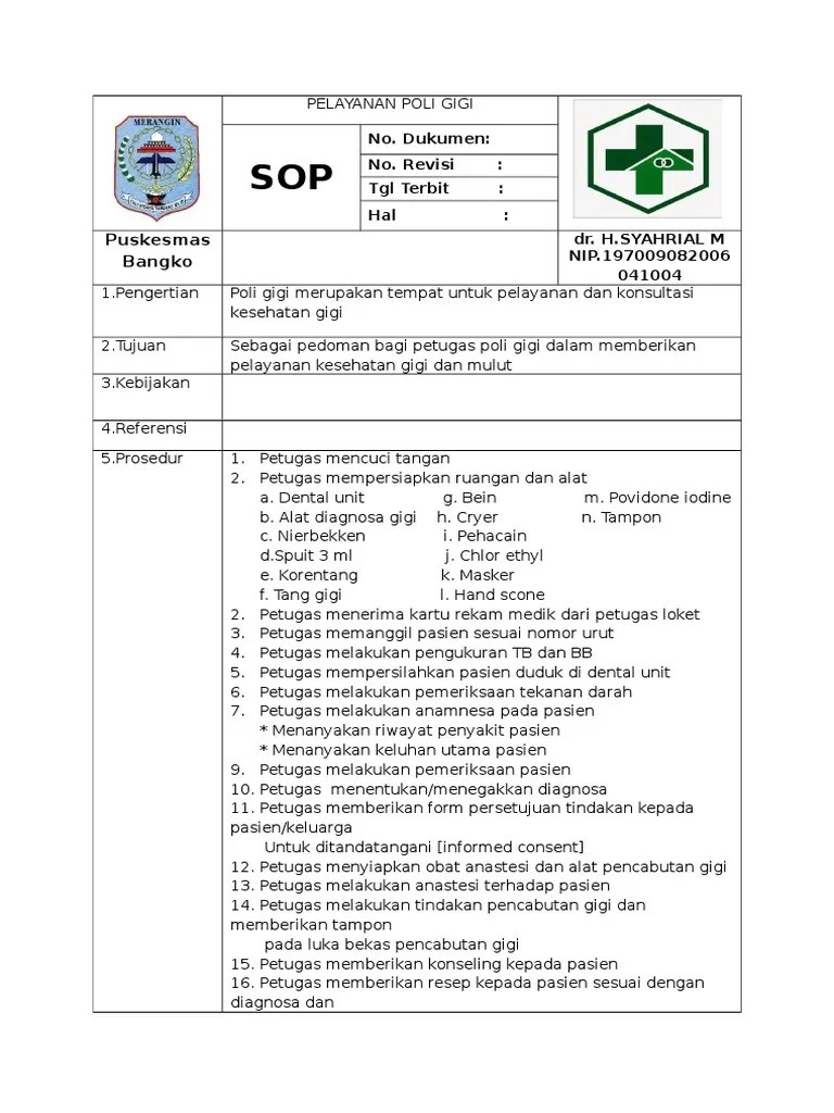 Sop Poli Gigi PDF