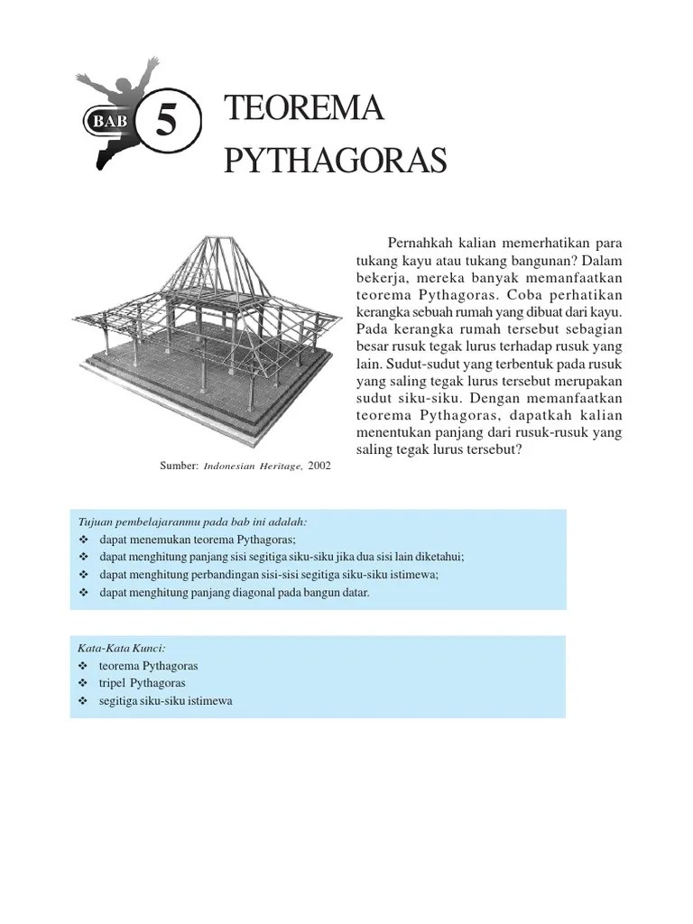 Bab 5 Teorema Pythagoras | PDF