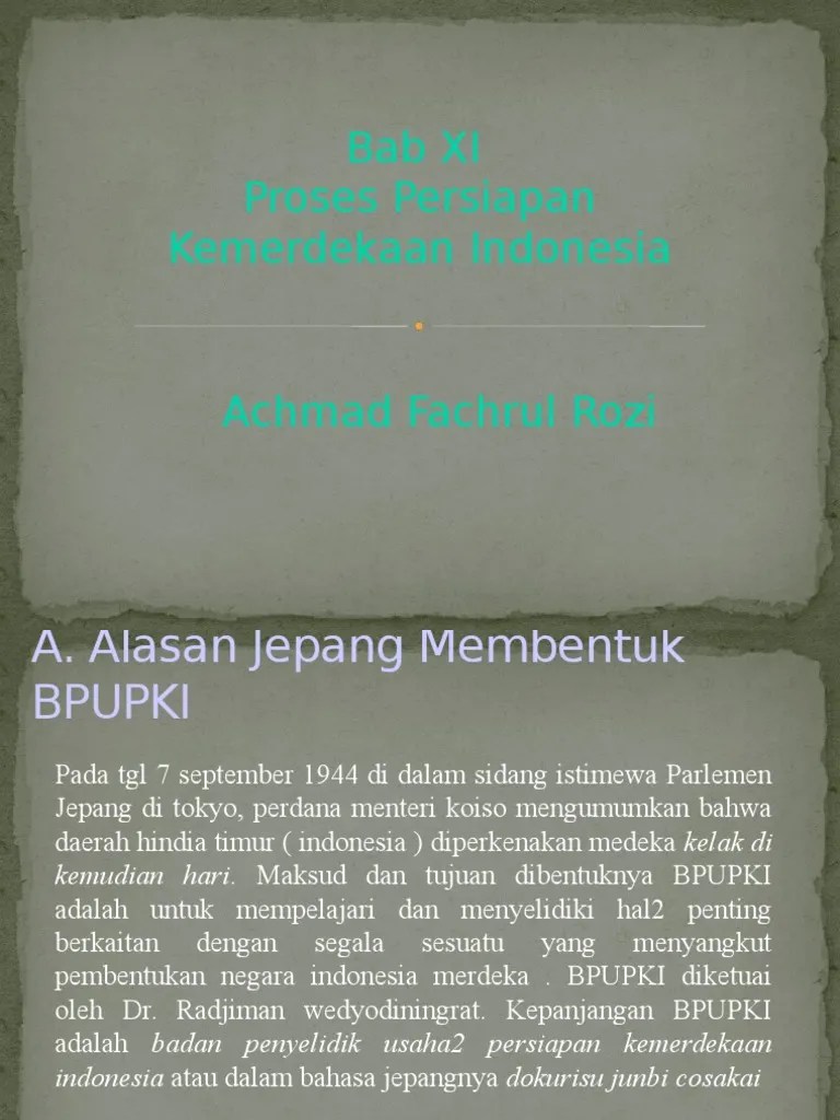 Tujuan Dibentuknya Bpupki Adalah Untuk