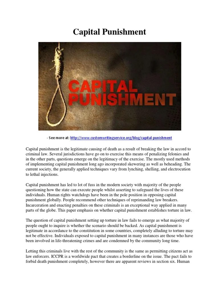 Capital Punishment.pdf Capital Punishment Treaty
