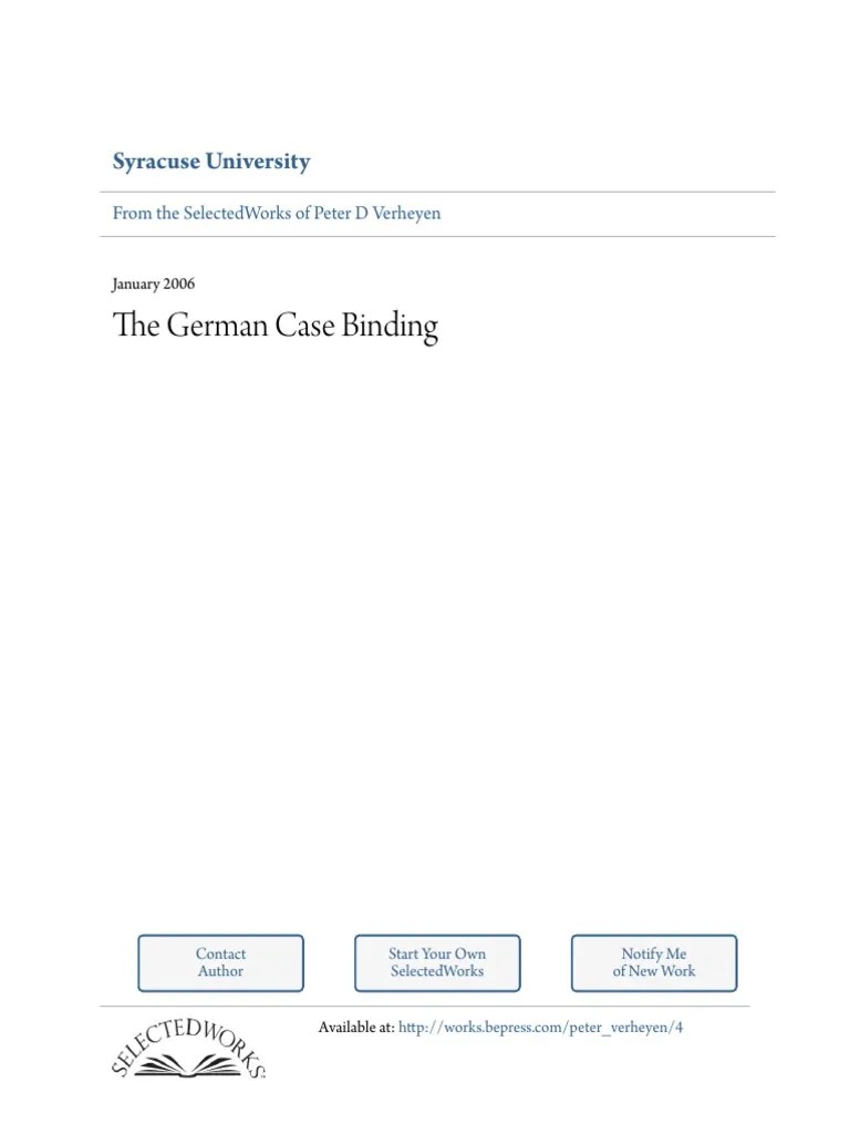 The German Case Binding Download Free PDF Bookbinding Sewing