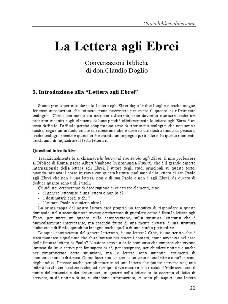 03Introduzione Alla Lettera Agli Ebrei