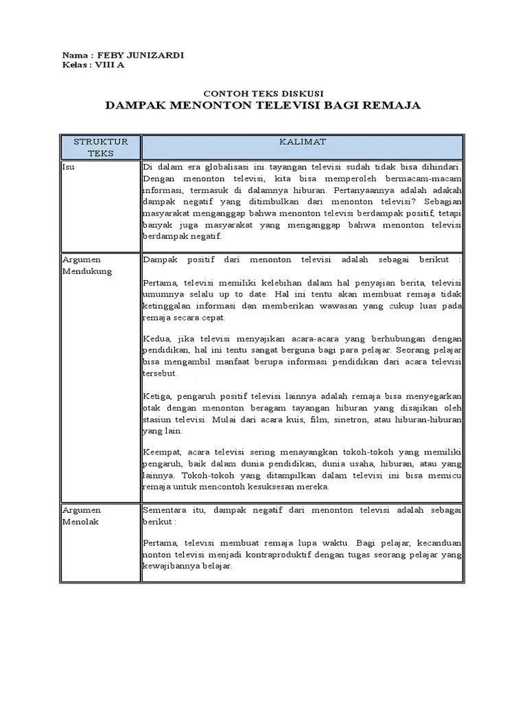 Membuat Teks Diskusi - Edukasi News