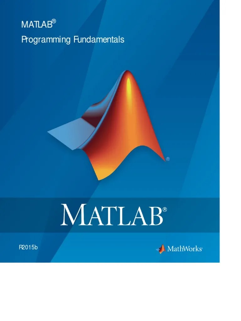 MATLAB Programming Fundamentals Matlab_prog Matlab Computing