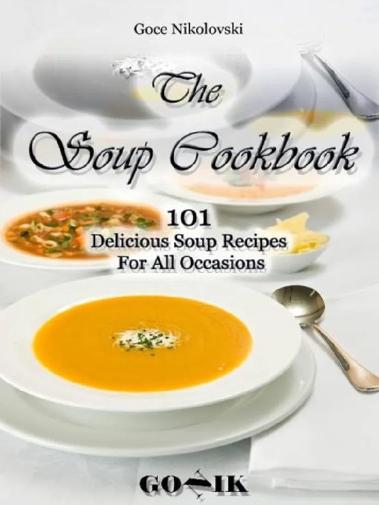 The Soup Cookbook PDF Chicken Soup Soup
