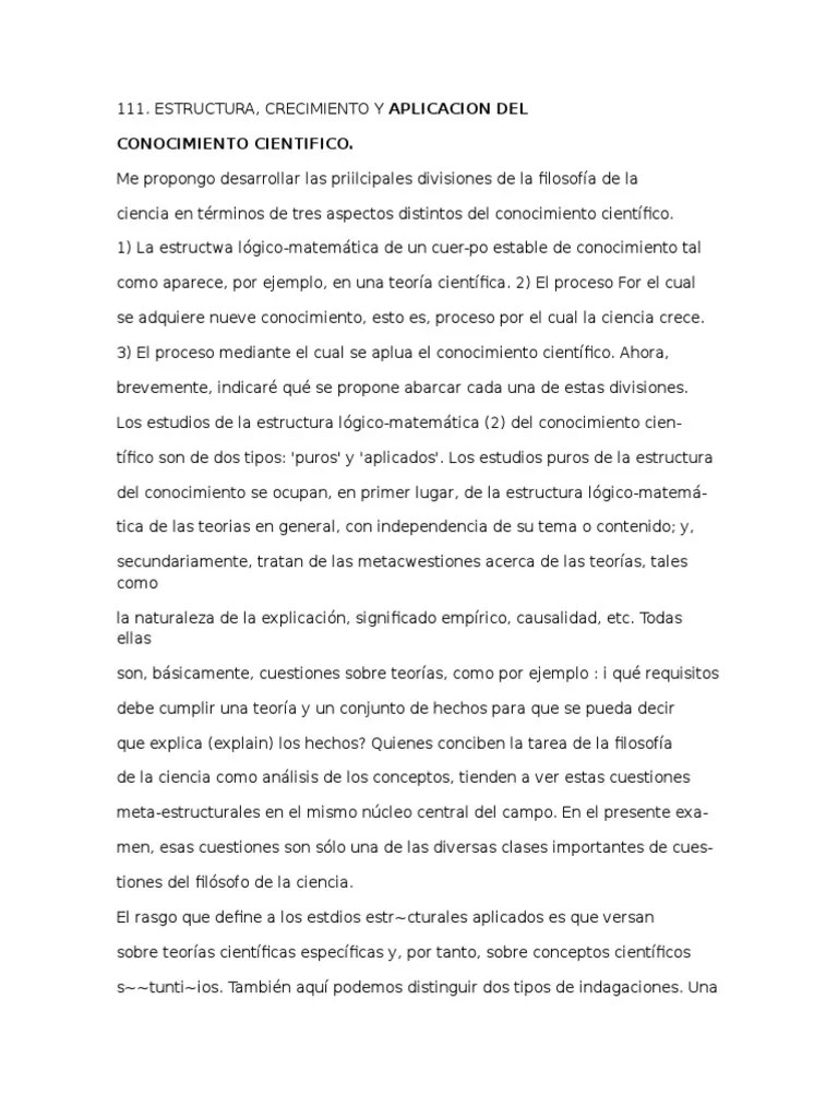 10. Aplicacion Del Conocimiento Cientifico Ciencia FilosofÃ­a de la