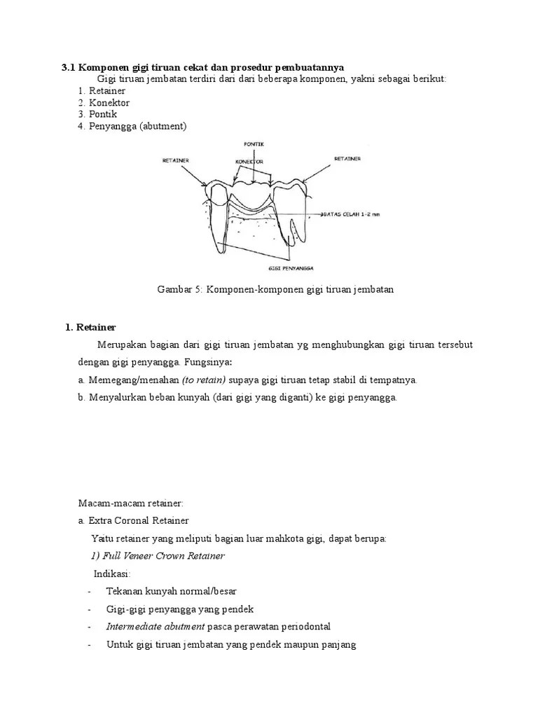 Komponen gigi tiruan cekat dan prosedur pembuatannya.docx