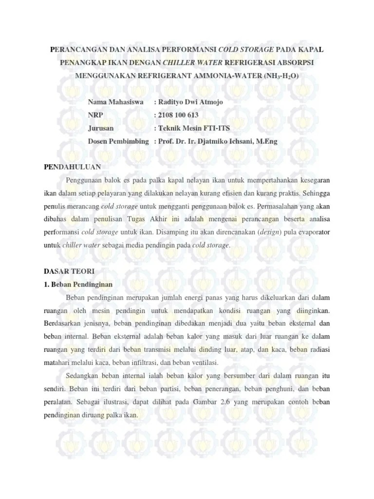 Koefisien Performansi | PDF