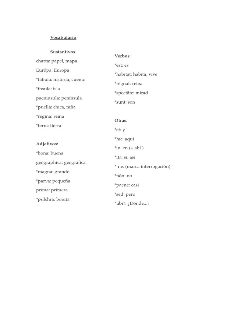 Vocabulario Latin Via Ovid Descargar gratis PDF Religión y creencia