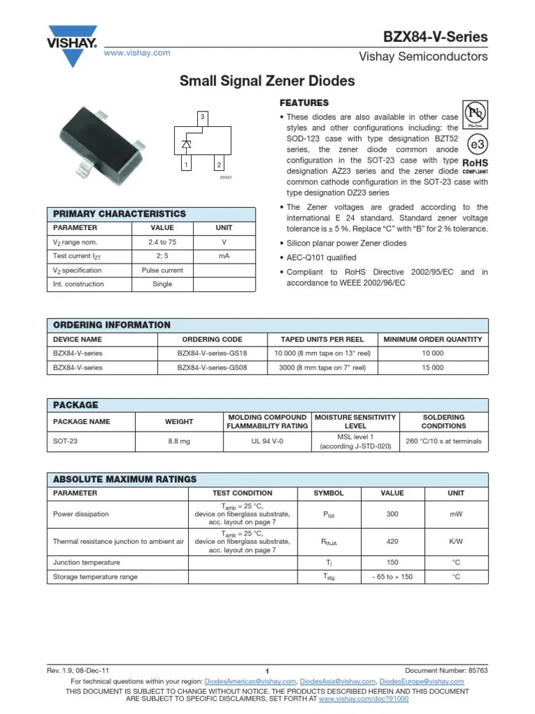datasheet diodo zener Diode Electricity