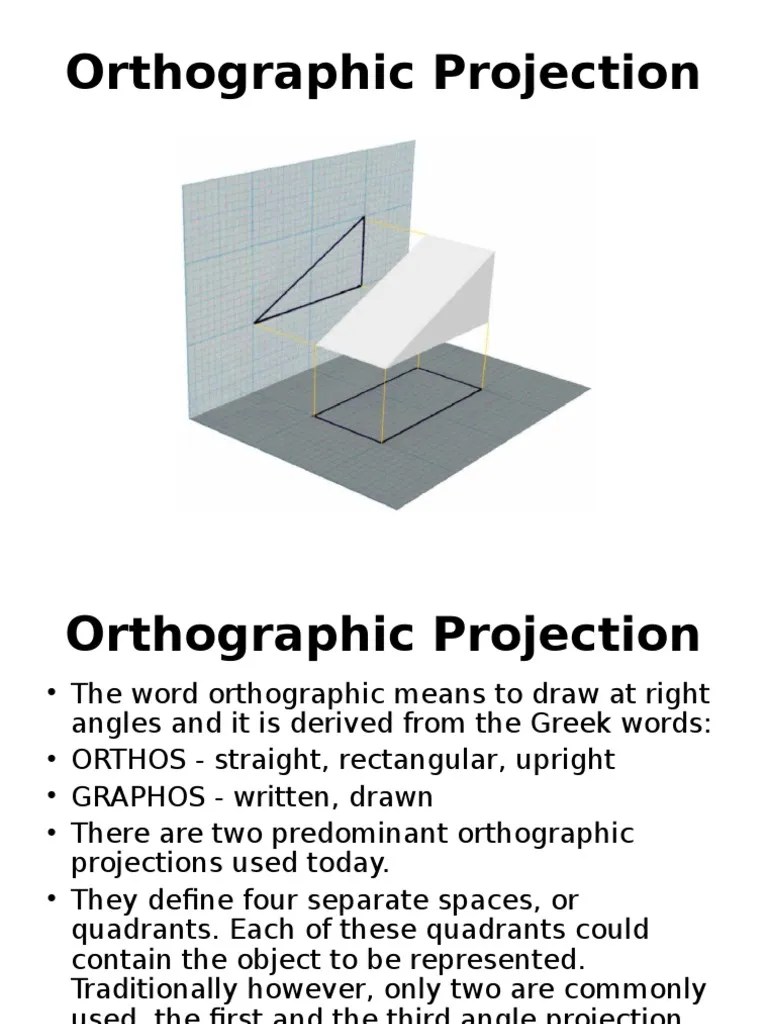 Orthographic Projection PDF
