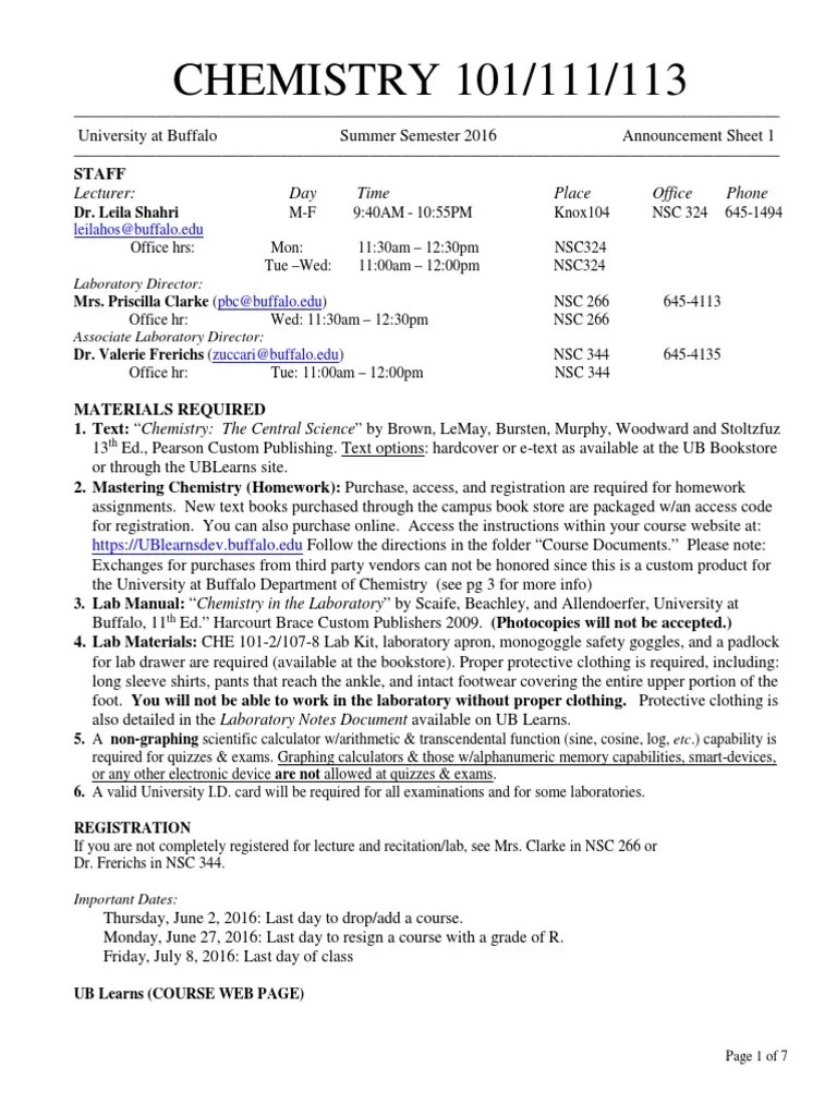 Syllabus of Basic Chem Molecules Chemical Bond