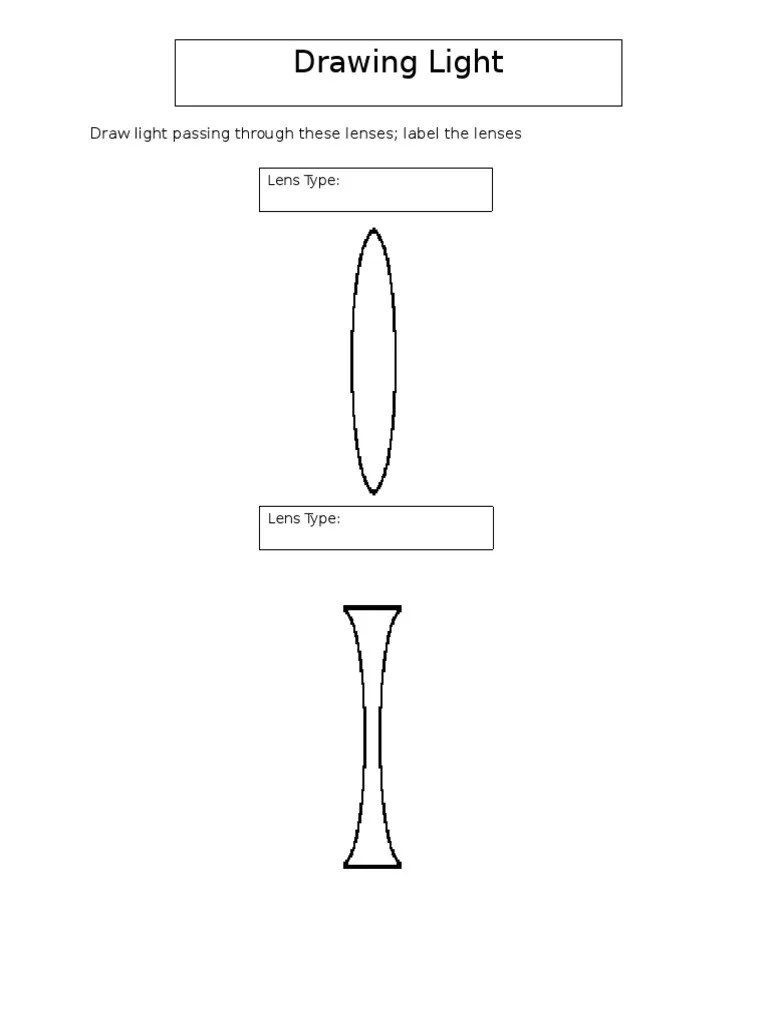 Drawing Lenses PDF