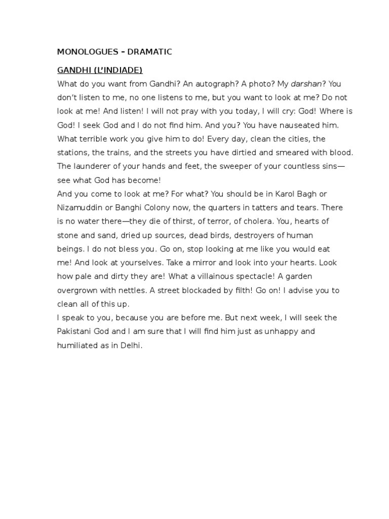 Free Printable Monologues Free Printable Templates