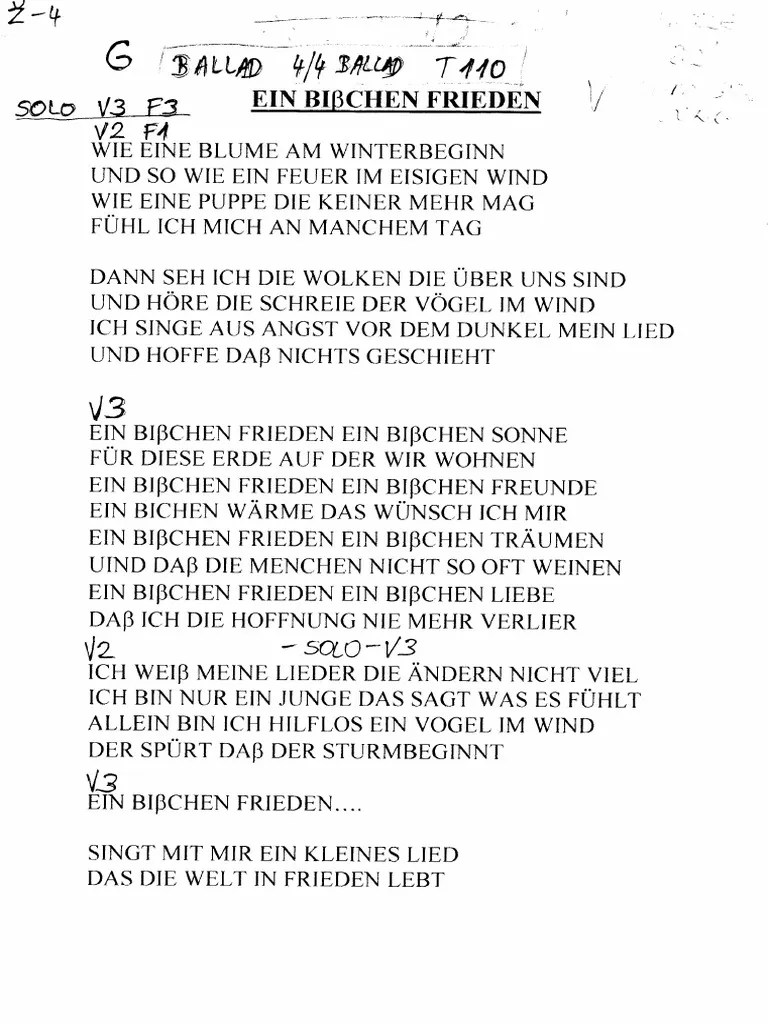 Ein Bisschen Frieden