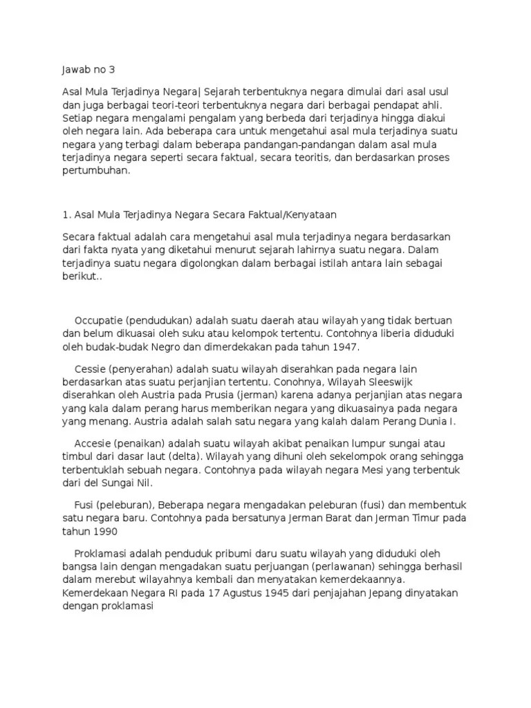 Teori Terbentuknya Negara Menurut Para Ahli - Seputar Bentuk