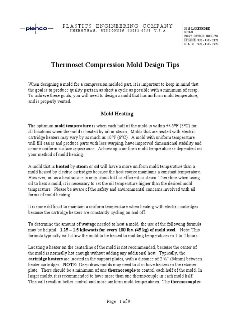 Design formulas for plastics engineering Telegraph