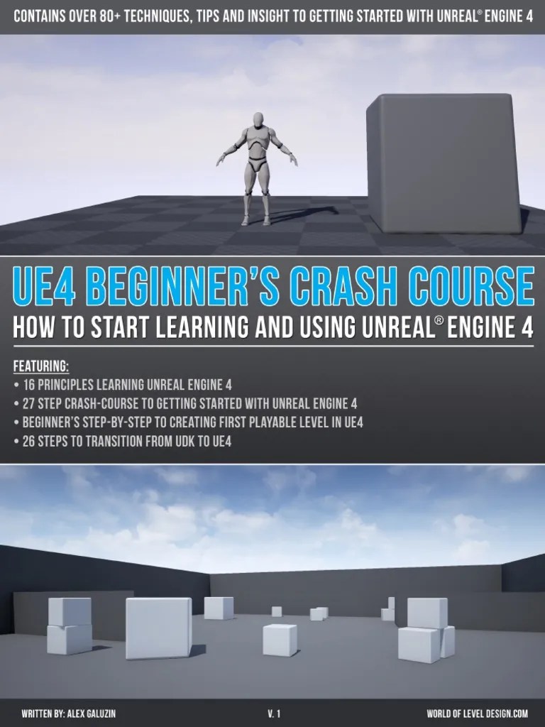 Unreal Engine 4Beginners Crash Course v1 PDF 3 D