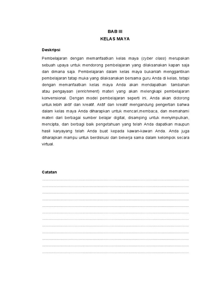 Kegiatan Belajar 10 Pemanfaatan Kelas Maya | PDF