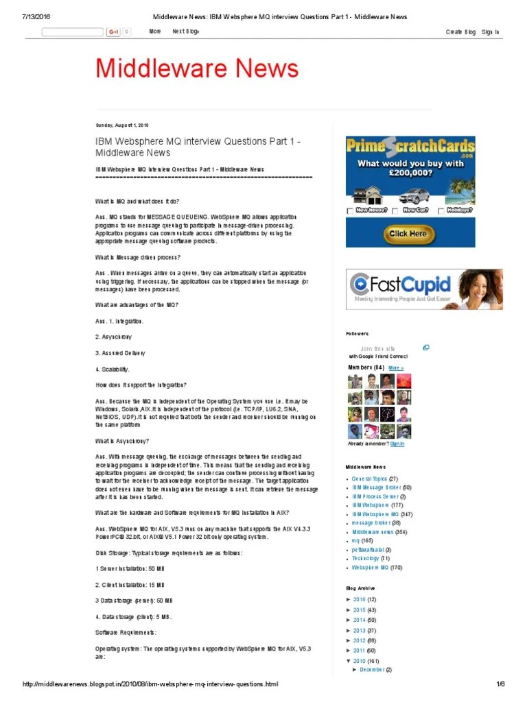 Middleware News_ IBM Websphere MQ interview Questions Part 1