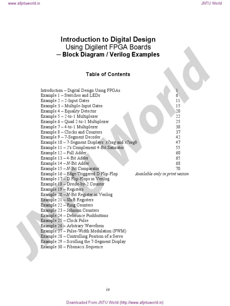 Digital Design Using Verilog HDL PDF Integrated Circuit Hardware Description Language