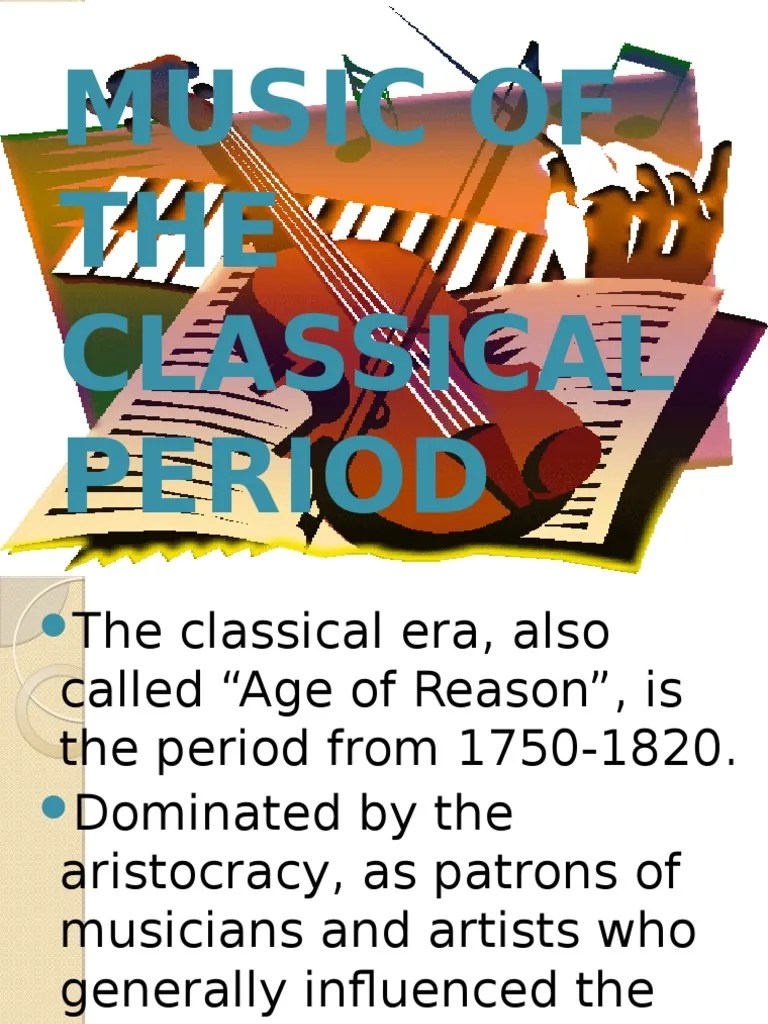 Music of The Classical Period Classical Period (Music) Cello