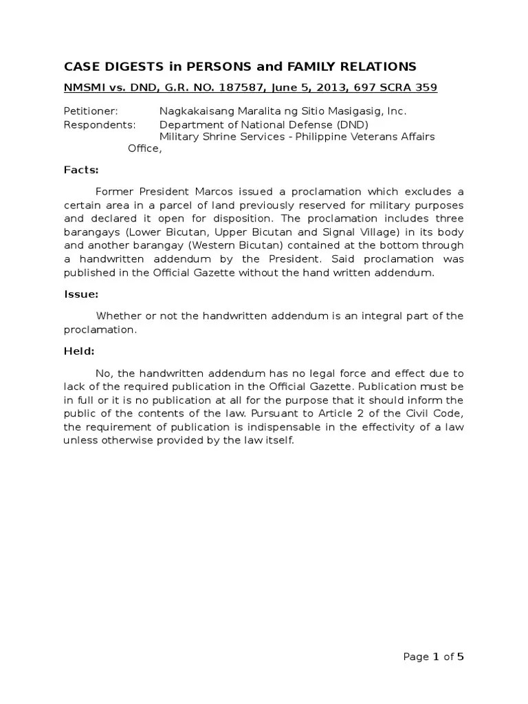 Case Digests Persons Expert Witness Justice