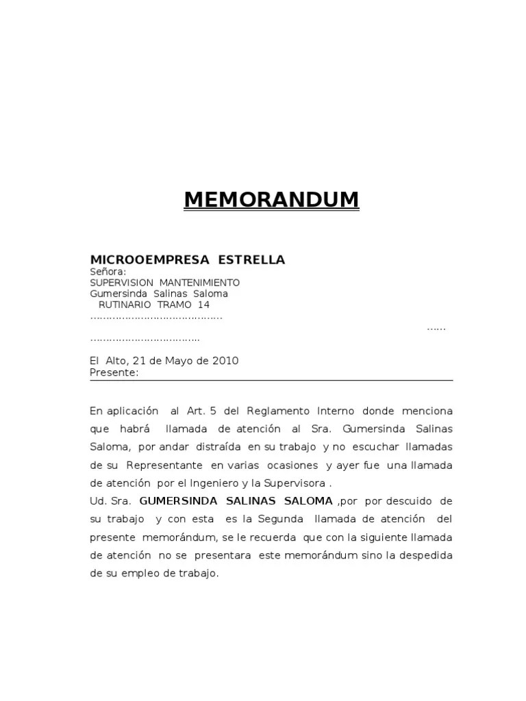 Collection of Formato De Memorandum Formato Memorando, Alejandro