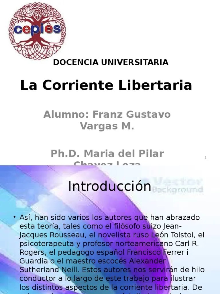 La Corriente Libertaria PDF Leo Tolstoy JeanJacques Rousseau
