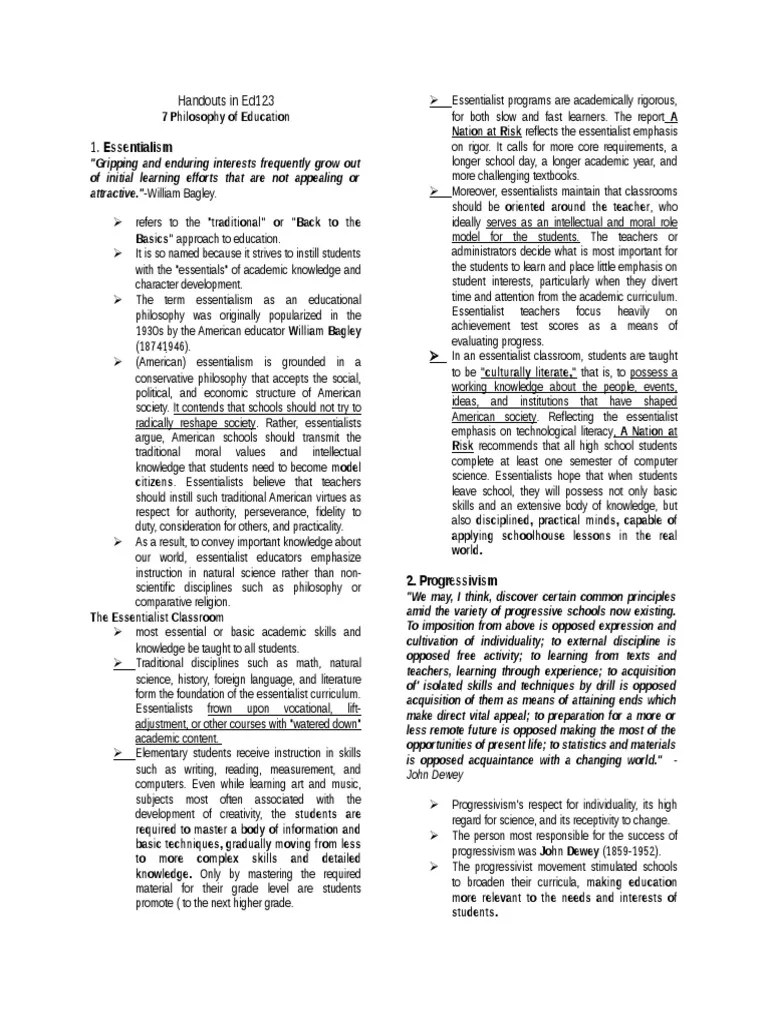 7 Philosophy of Education Constructivism (Philosophy Of Education