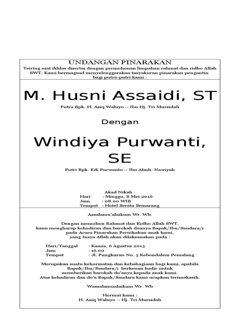 UNDANGAN NGUNDUH MANTU