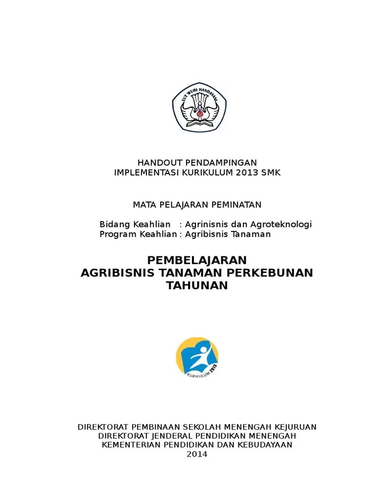 Agribisnis Tanaman Perkebunan IZI