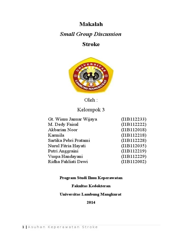 Asuhan Keperawatan Pada Pasien Stroke