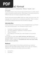 May 6, 2019 by proofreadingpal in uncategorized, writing guides. Sample Thesis in IMRAD Format | Survey Methodology | Tourism