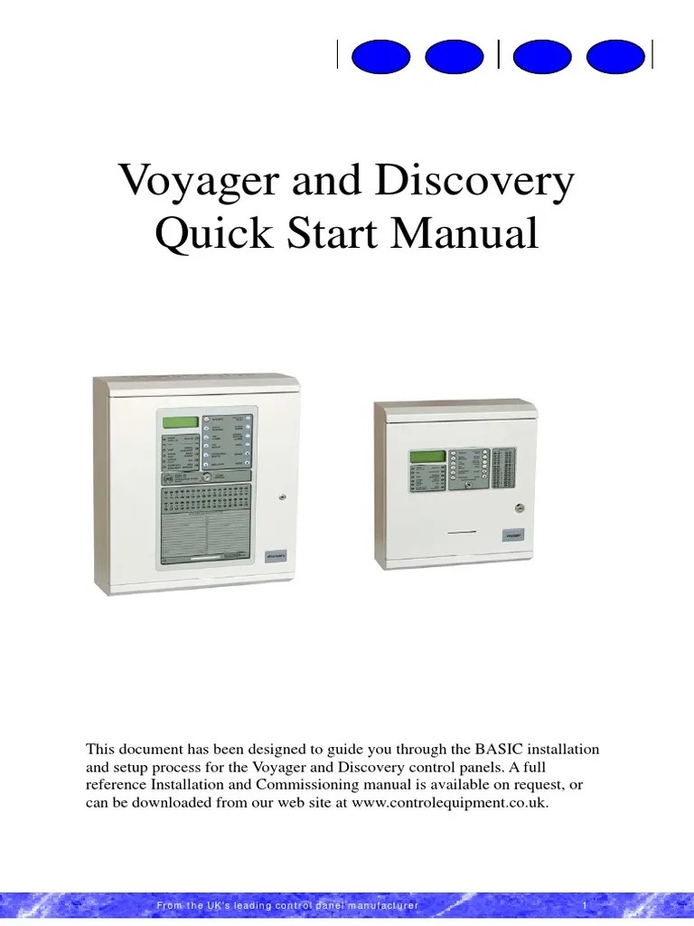 Voyager & Discovery Quick Start | PDF | Cable | Electrical Wiring