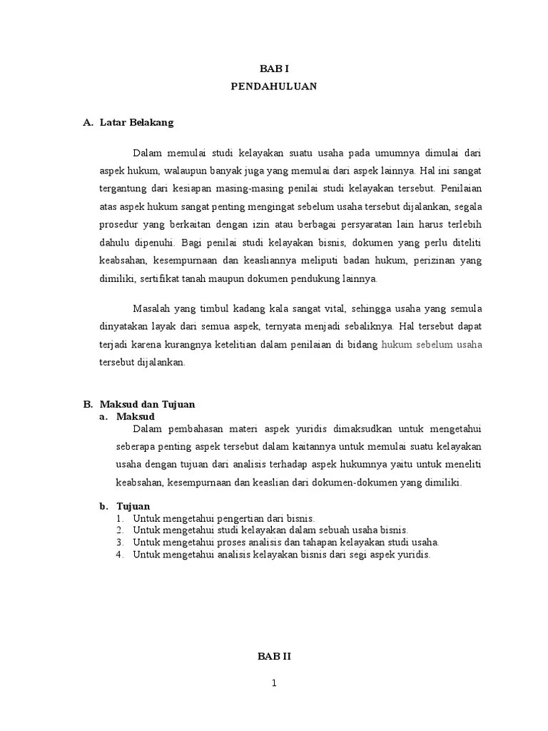 Tugas Makalah Studi Kelayakan Bisnis | PDF